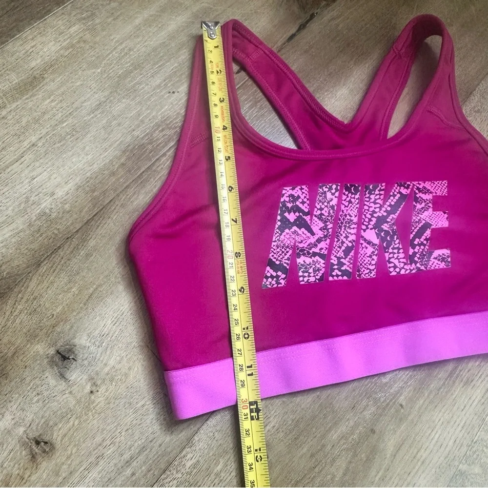 Nike Dri-FIT Pink Sports Bra Size Medium